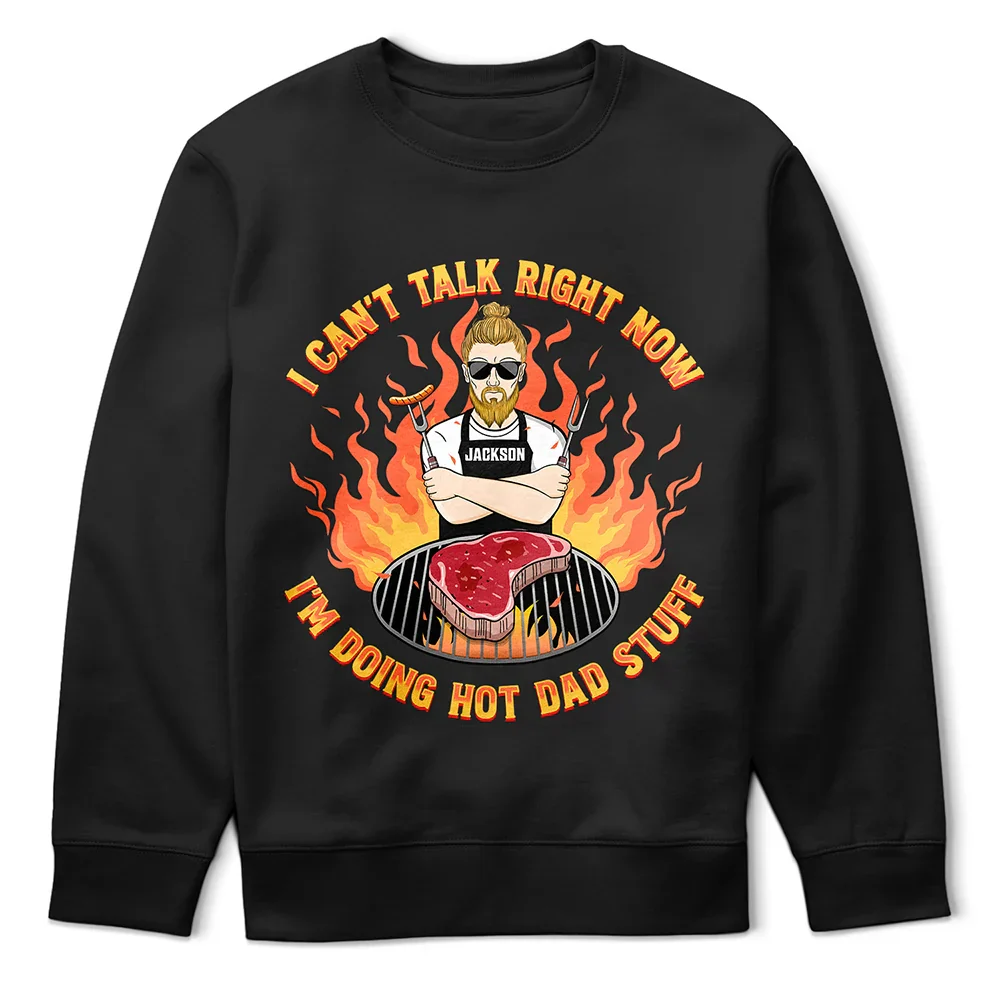 Doing Hot Dad Stuff - Personalized T Shirt - Image 5
