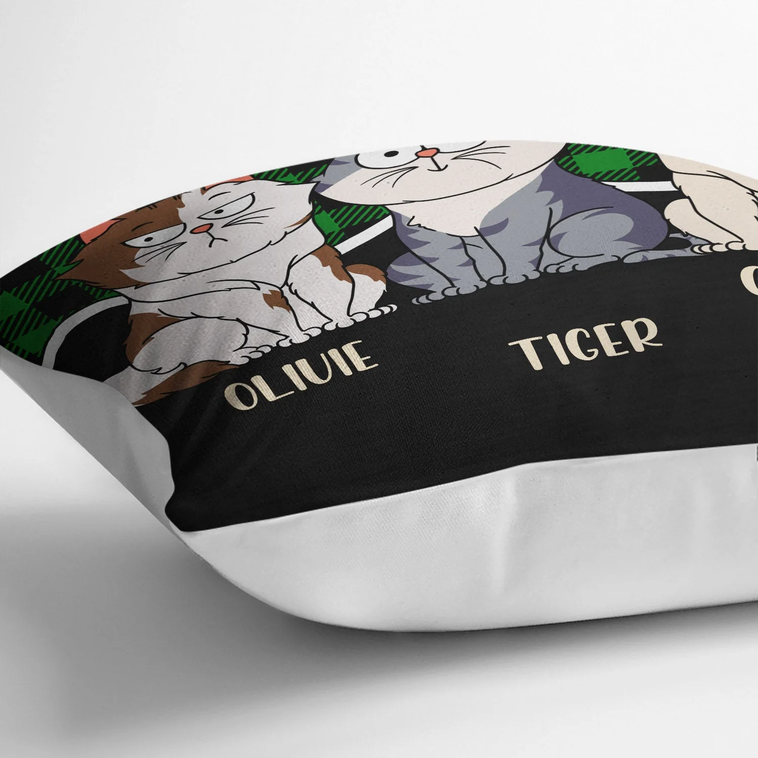 Double Trouble - Gift For Cat Lovers - Personalized Pillow - Image 3