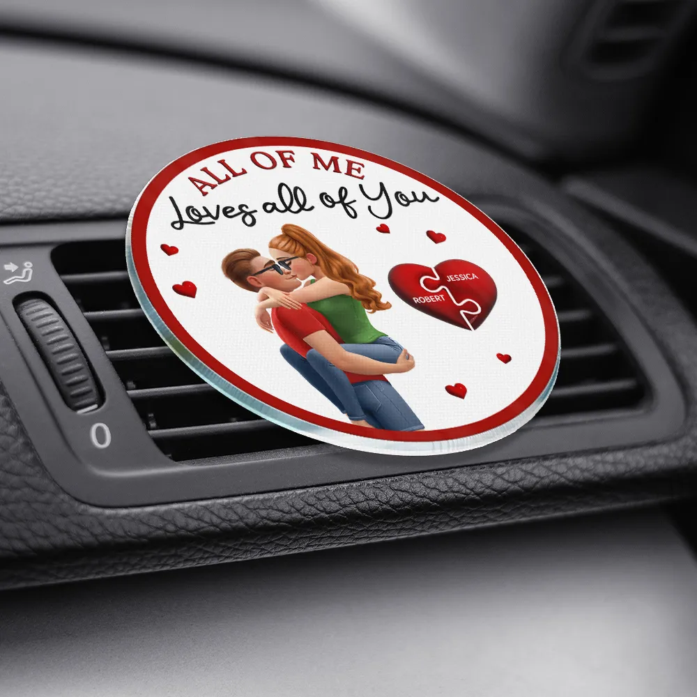 Drive Safe I Love You Couples - Personalized Acrylic Car Vent Clip - Image 3