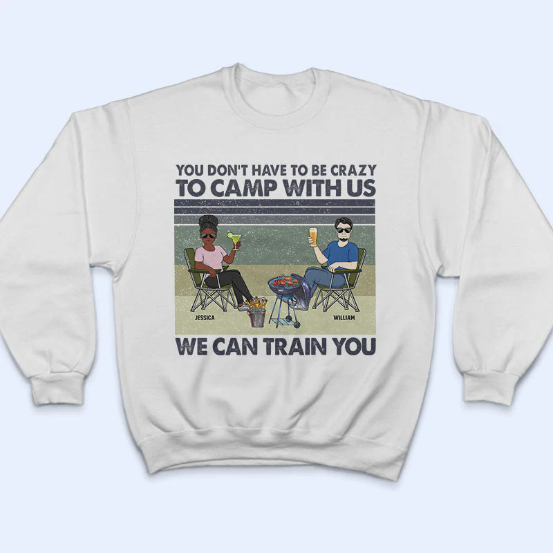 Drunk Campers Matter Camping Friends - Gift For Camp Besties - Personalized Custom T Shirt - Image 5