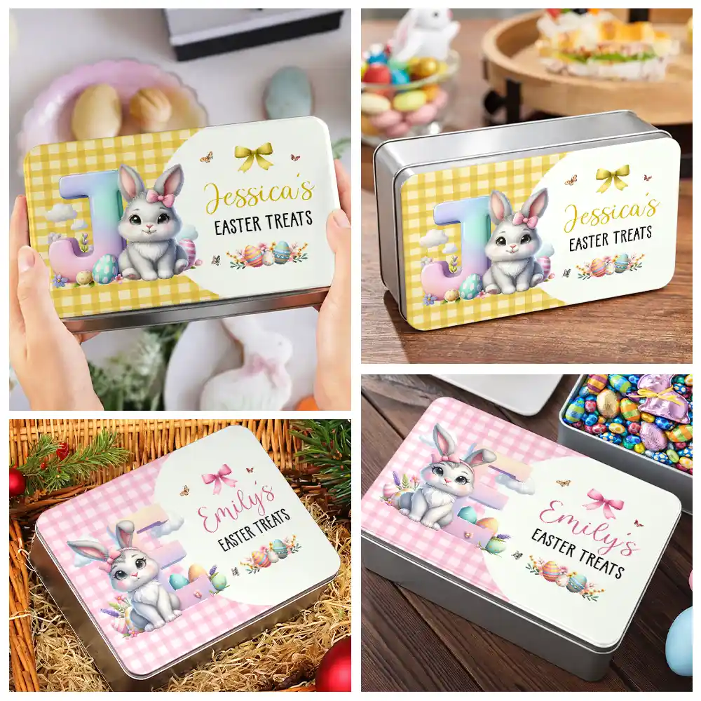 Easter's Treat - Personalized Metal Biscuit Tin - Image 6
