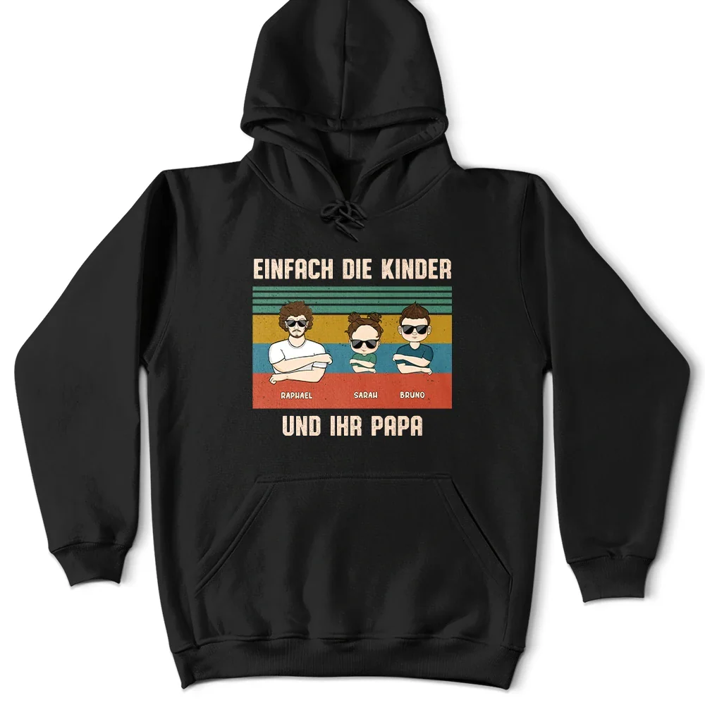 Einfach Ein Papa Und Sein Mädchen - Geschenk Für Den Vater - Personalisiertes T Shirt - Image 4