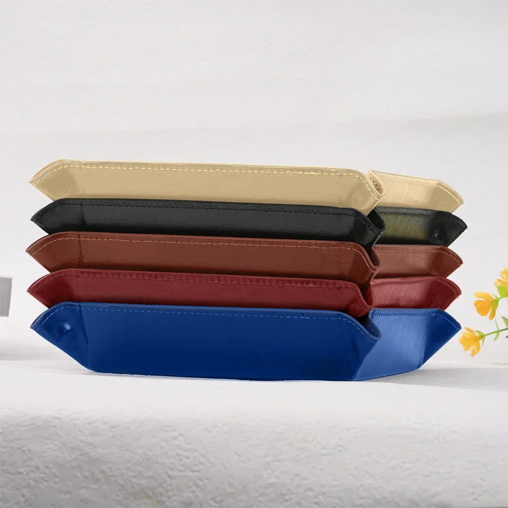 Empty Your Pockets Daddy - Personalized Leather Valet Tray - Image 5