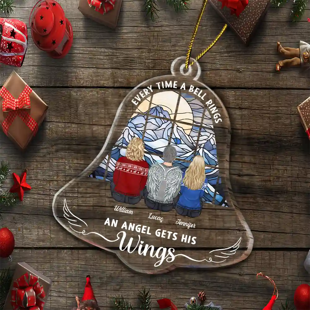 Every Time A Bell Rings - Personalized Custom Shaped Acrylic Ornament - Image 5