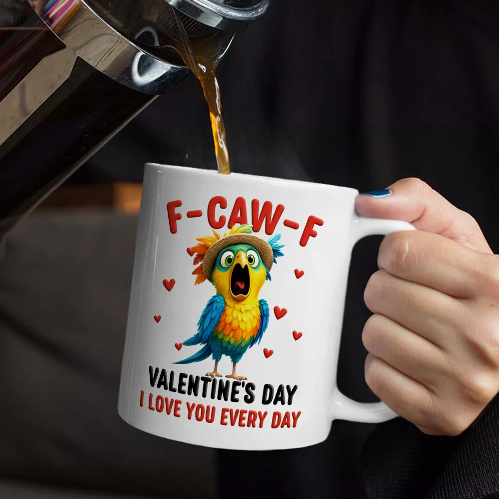 F Caw F Valentine's Day - Personalized Mug - Image 5