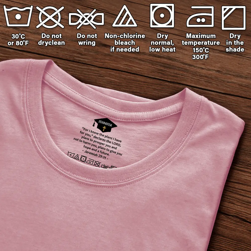 Faith Over Fear Bible Verse - Personalized T Shirt - Image 6