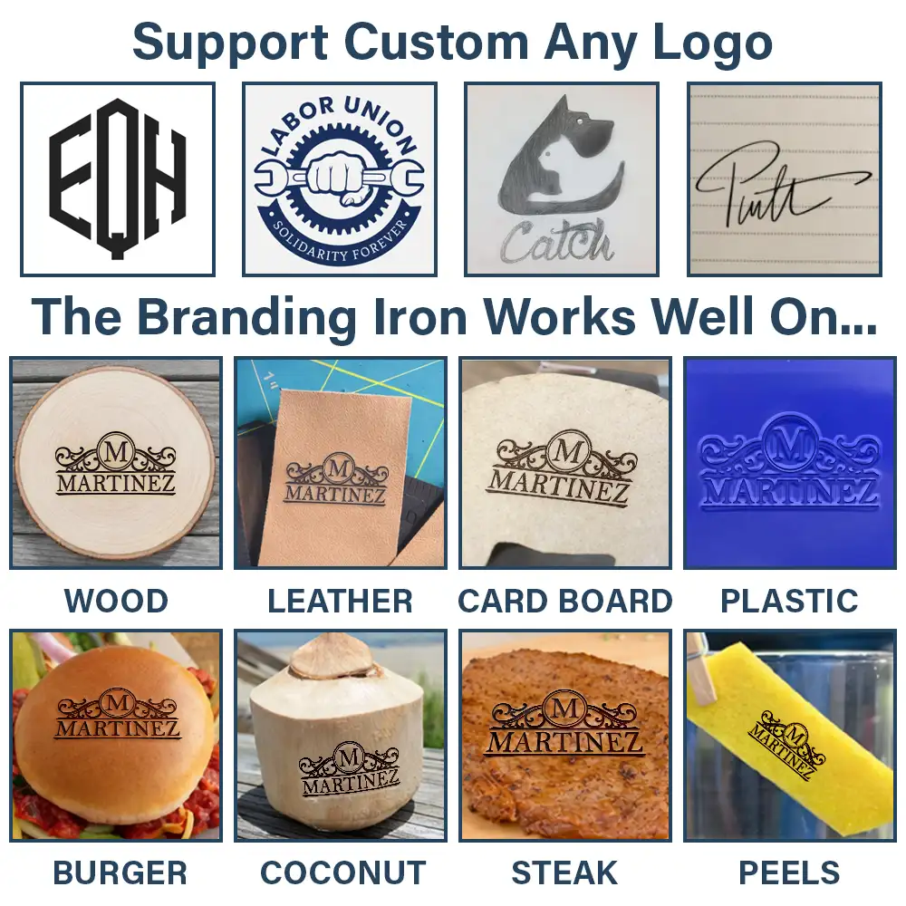 Family Branding Name Monogram - Personalized Grilling Branding Stamp - Image 7