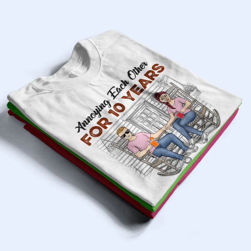 Family Couple Annoying Each Other And Still Going Strong - Gift For Couples - Personalized Custom T Shirt - Image 2