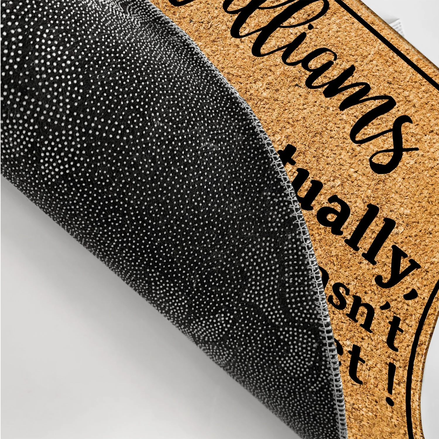 Family Couple Eventually He Just Hasn‘t Asked Yet - Gift For Couples - Personalized Custom Doormat - Image 3