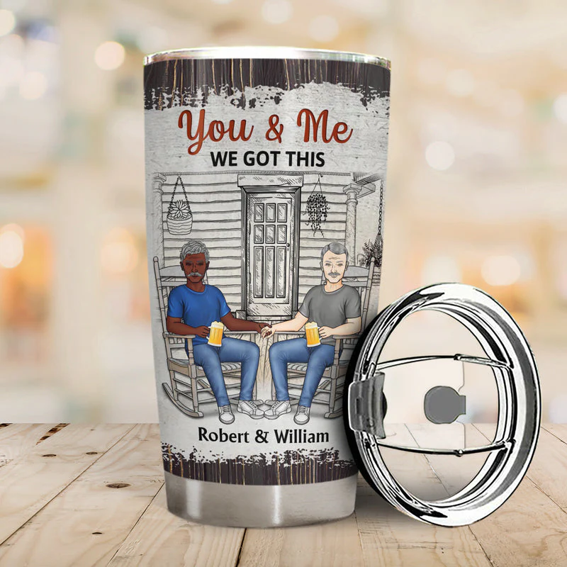 Family Couple I Choose You - Gift For Couples - Personalized Custom Tumbler - Image 2