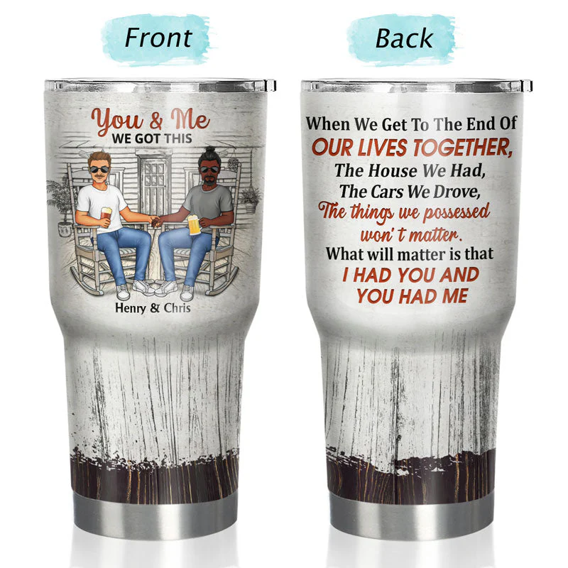 Family Couple The Day I Met You - Couple Gift - Personalized Custom 30 Oz Tumbler - Image 3