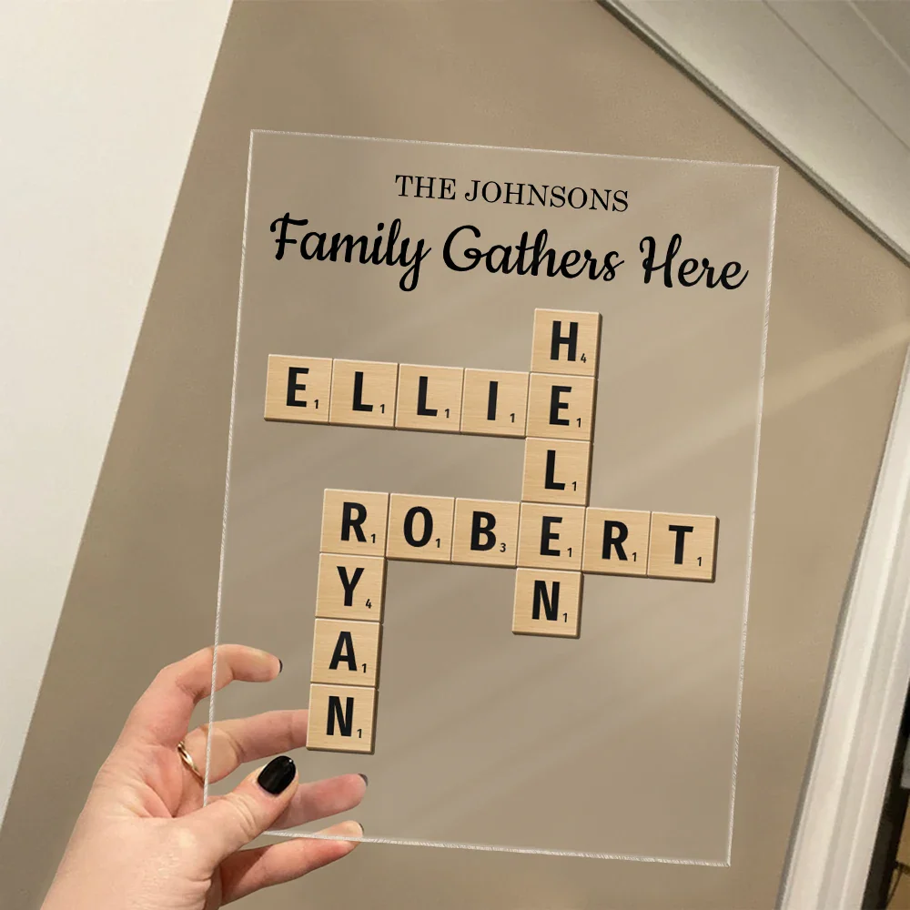 Family Love Keepsake - Personalized Vertical Rectangle Acrylic Plaque - Image 4