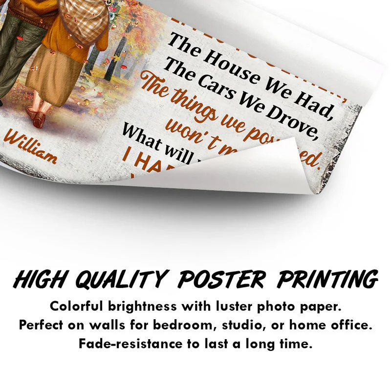 Family Old Couple When We Get Custom Poster, Personalized Couple Wall Art, Couple Gift - Image 3