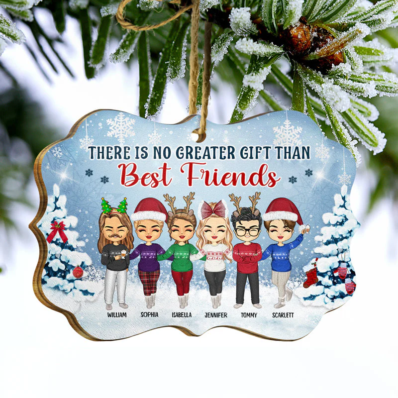Family Siblings The Greatest Gift Our Parents Gave - Christmas Gift For Sisters And Brothers - Personalized Wooden Ornament - Image 3