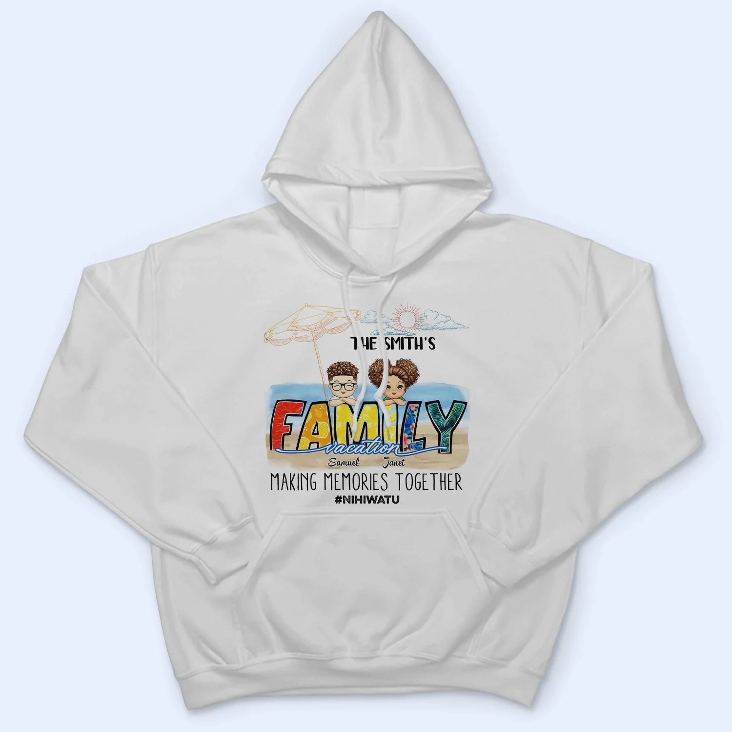 Family Vacation Making Memories Together - Birthday, Anniversary, Travel Gift For Grandma, Grandpa, Mom, Dad, Matching Item For Family Trip - Personalized T Shirt - Image 4