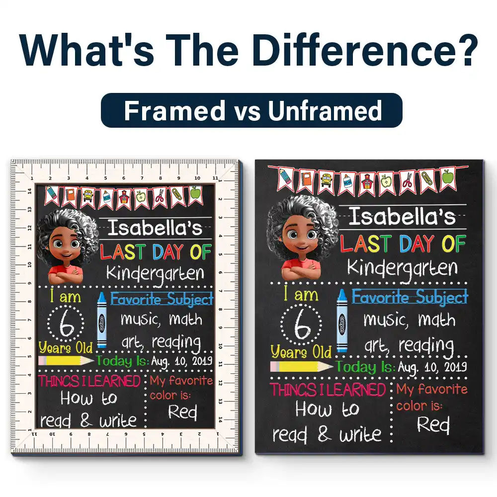 First Day Of Kindergarten - Personalized School Sign - Image 5