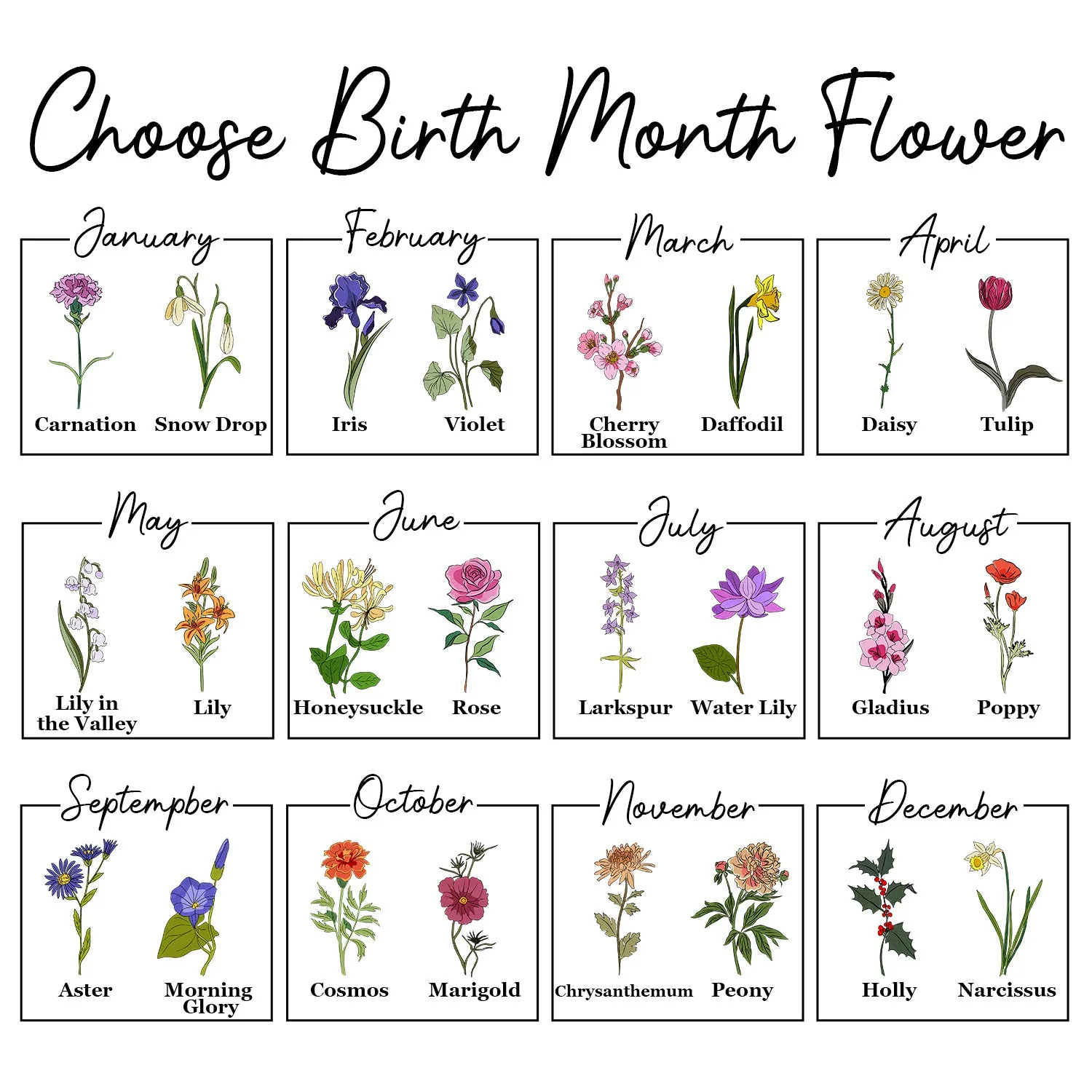 First Mom Now Grandma Floral - Gift For Mothers, Grandmas, Aunties - Personalized Heart Shaped Acrylic Plaque - Image 2