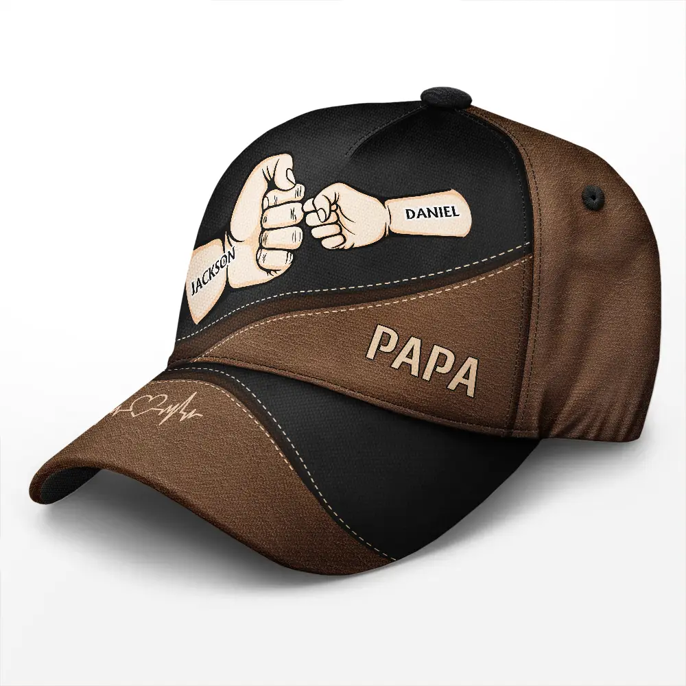 Fist Bump, Best Friends For Life Kid Pet - Personalized Classic Cap - Image 2
