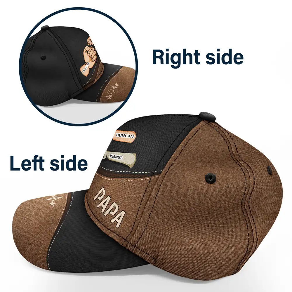 Fist Bump, Best Friends For Life Kid Pet - Personalized Classic Cap - Image 3