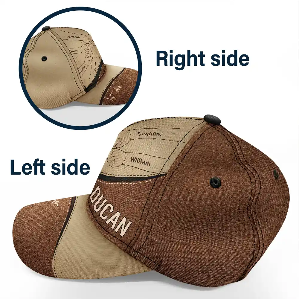 Fist Bump, Best Friends For Life - Personalized Classic Cap - Image 3