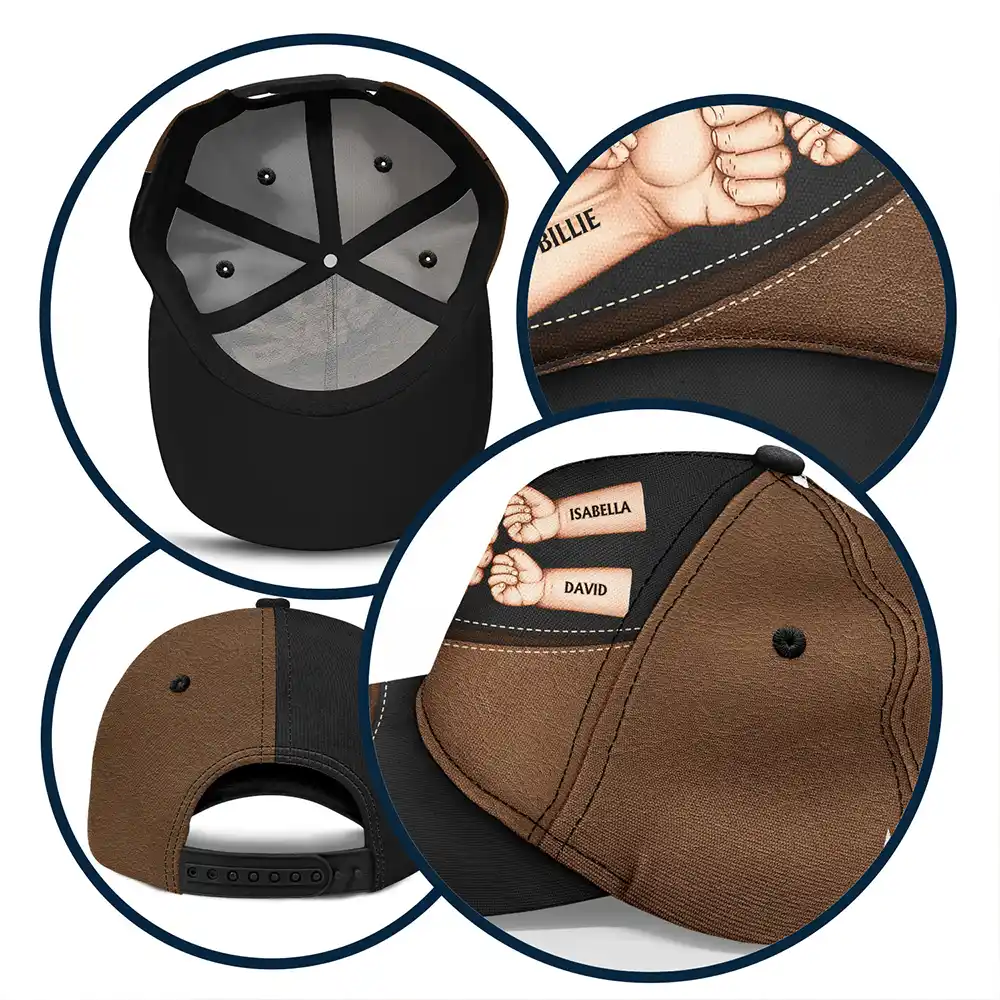 Fist Bump, Best Friends For Life Skin - Personalized Classic Cap - Image 5