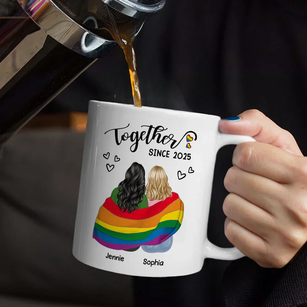 Flag Together Since - Personalized Mug - Image 5