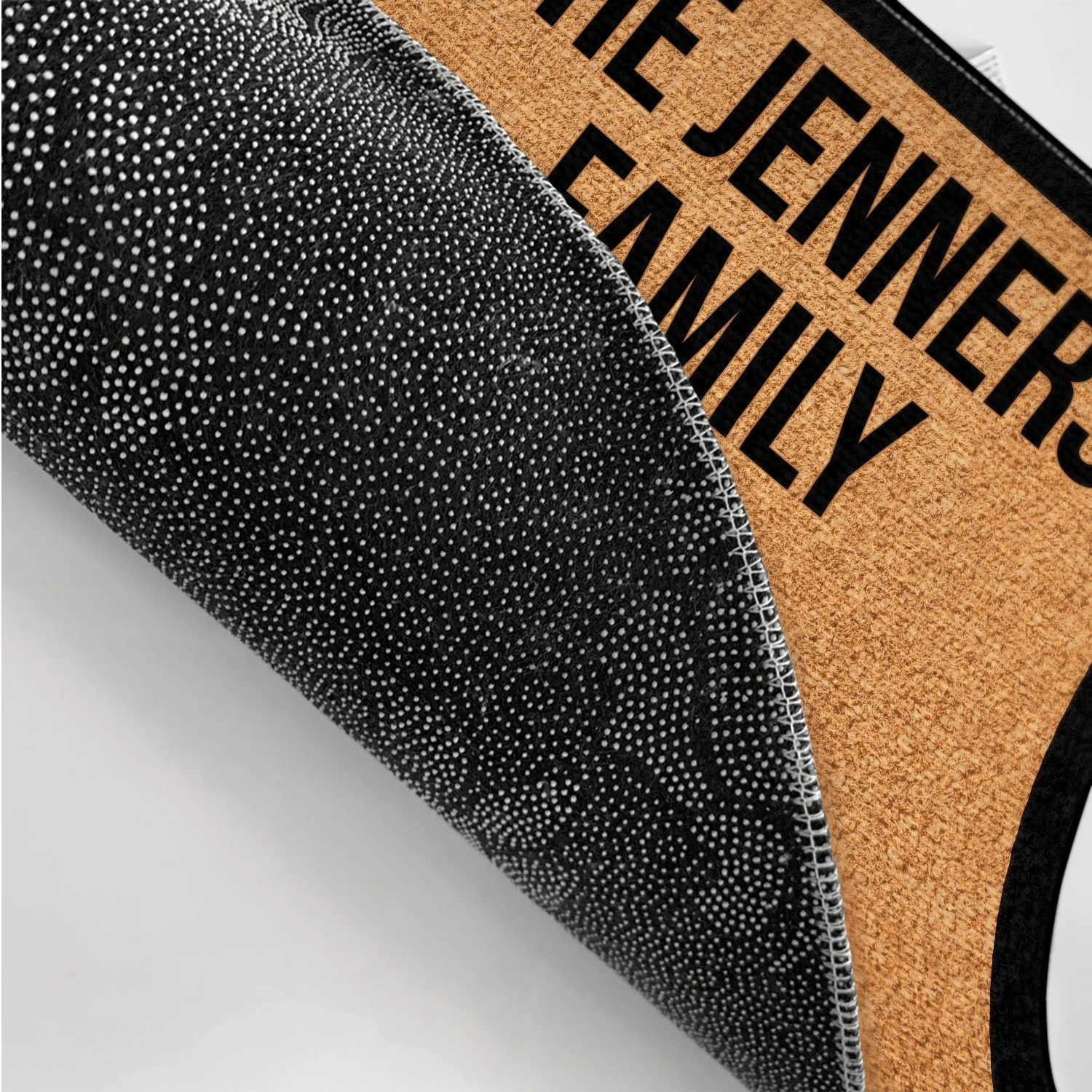Flat Art Custom Family Name - Gift For Family - Personalized Doormat - Image 3