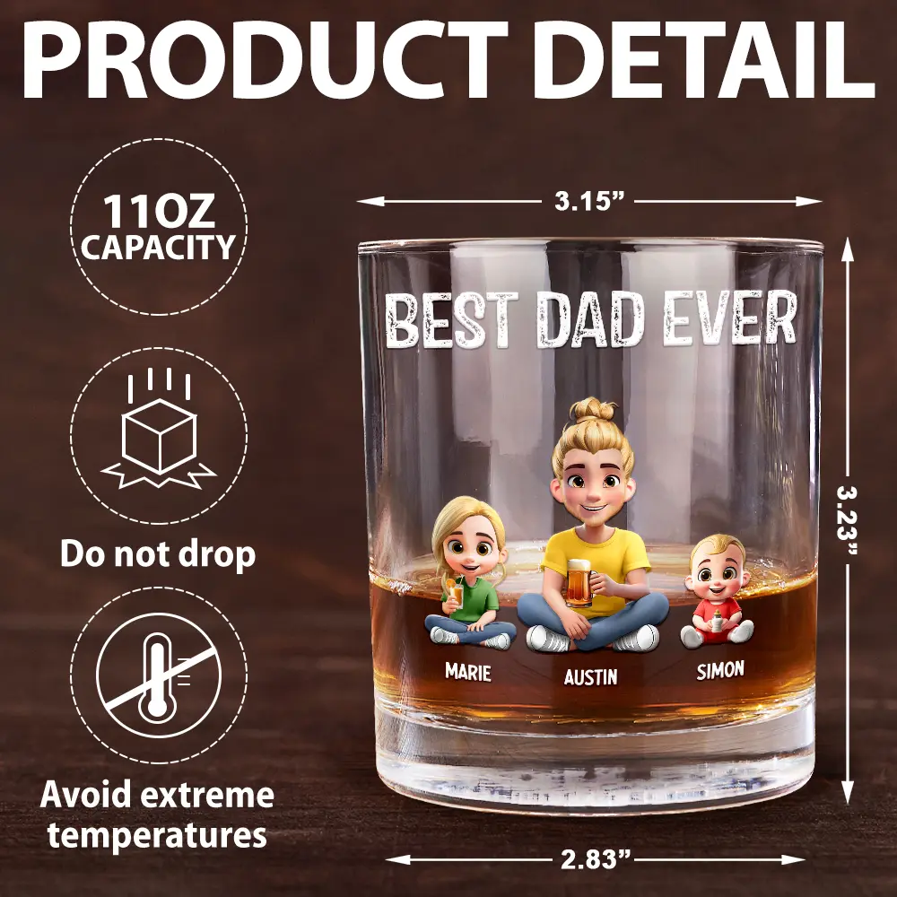 For The Times We Drive - Personalized Whiskey Glass - Image 5