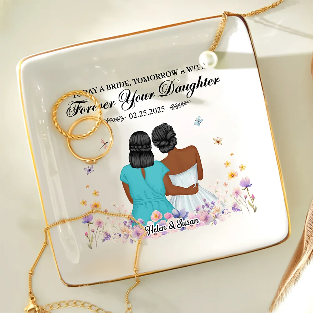 Forever Your Daughter - Personalized Ring Dish - Image 4