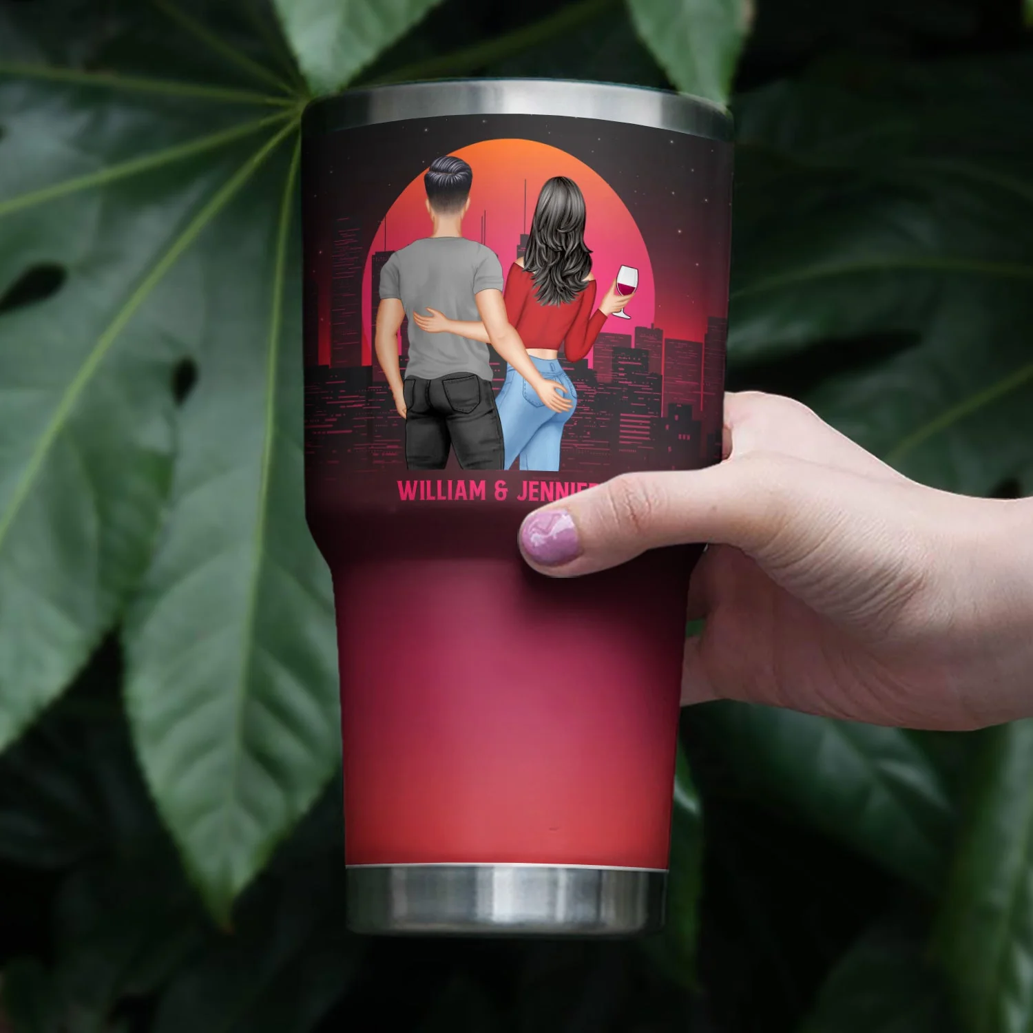Found You Sooner Annoyed You Longer - Gift For Couples - Personalized Custom 30 Oz Tumbler - Image 4