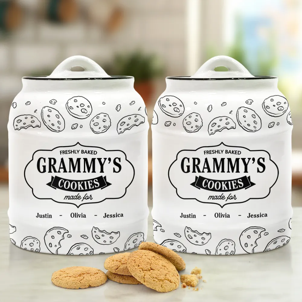 Freshly Baked Grandma's Mom's Cookies - Personalized Cookie Jar - Image 2