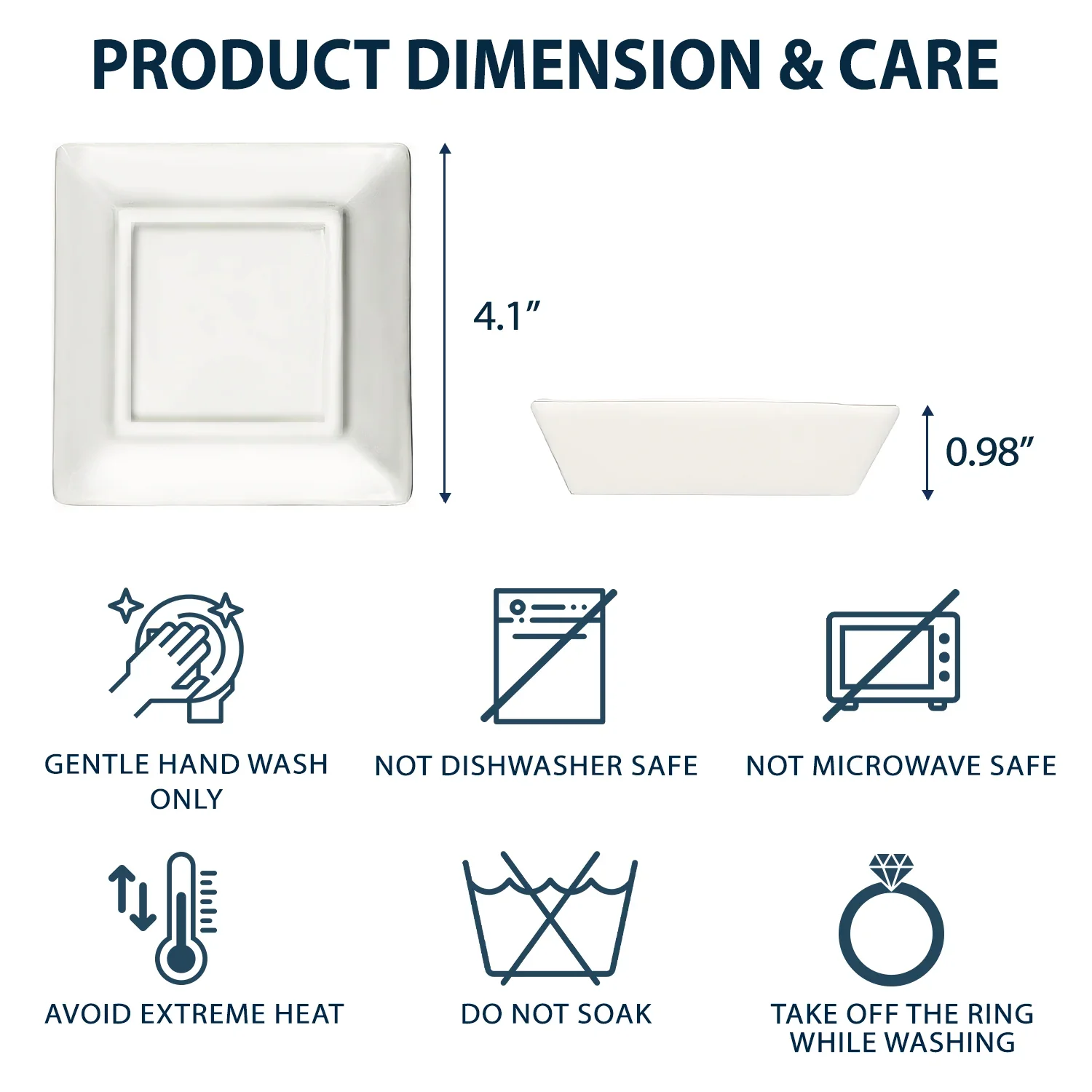 Friends Are Flowers That Never Fade Birth Flowers - Personalized Ring Dish - Image 5