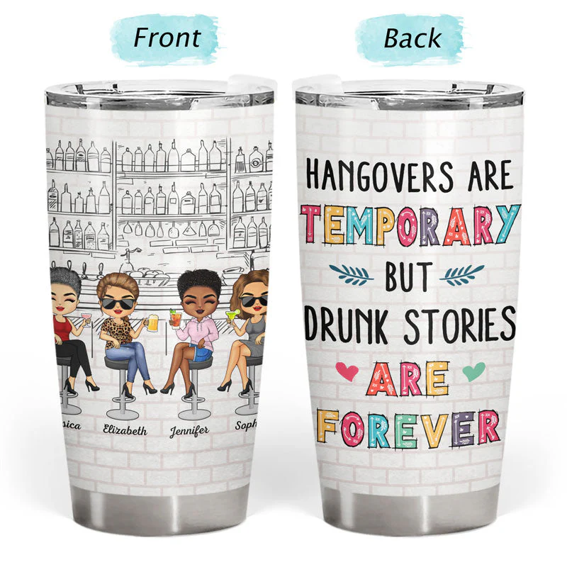 Friendships Must Be Built On A Solid Foundation Best Friends - Bestie BFF Gift - Personalized Custom Tumbler - Image 3
