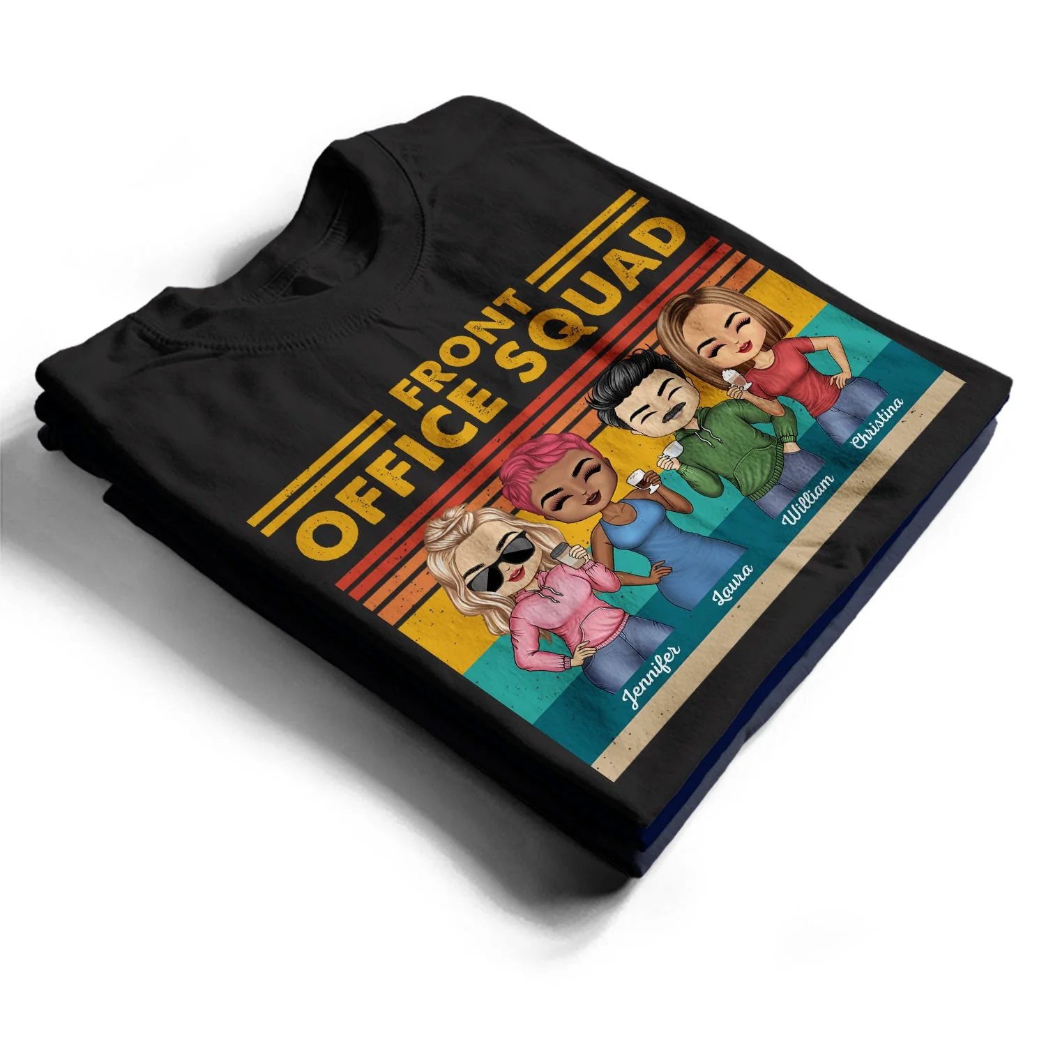 Front Office Squad - Gift For Colleagues, Coworker Gift - Personalized T Shirt - Image 2
