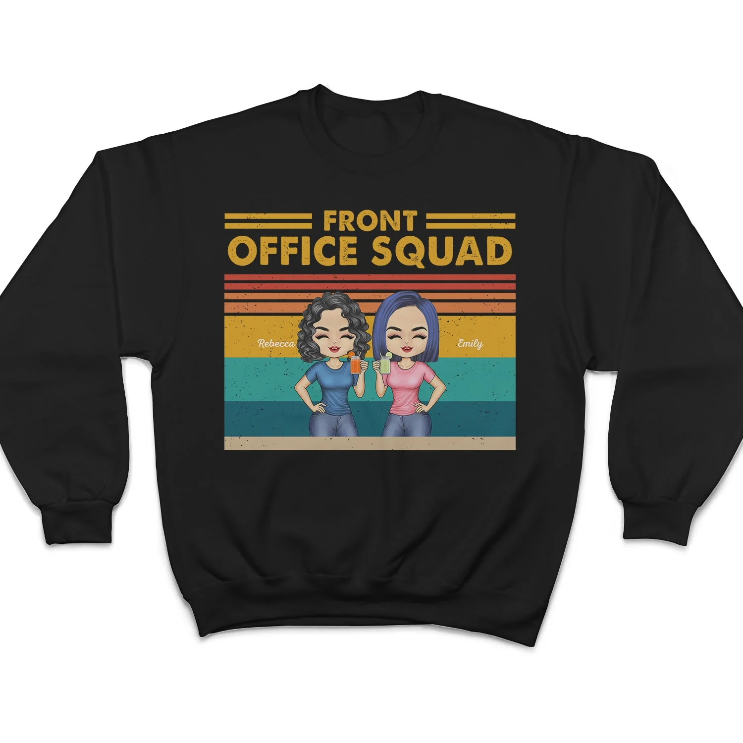 Front Office Squad - Gift For Colleagues, Coworker Gift - Personalized T Shirt - Image 5