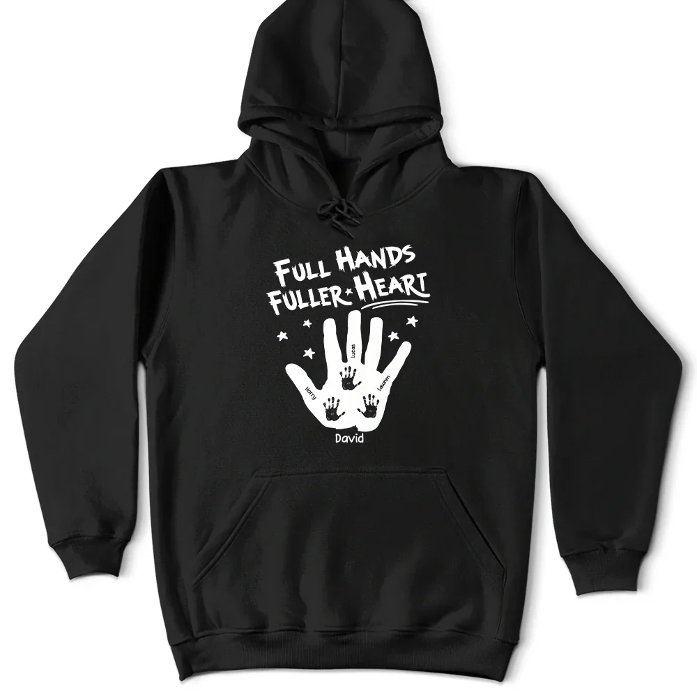 Full Hands, Fuller Heart - Personalized T Shirt - Image 4