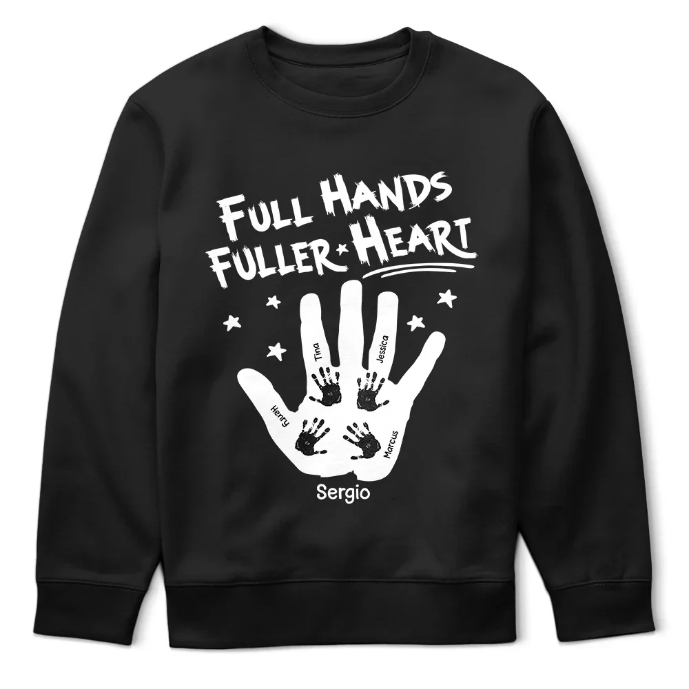 Full Hands, Fuller Heart - Personalized T Shirt - Image 5