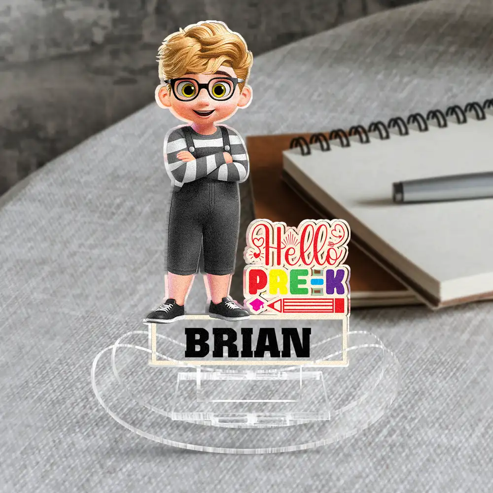 Funny Back To School - Personalized Acrylic Shaking Stand - Image 2