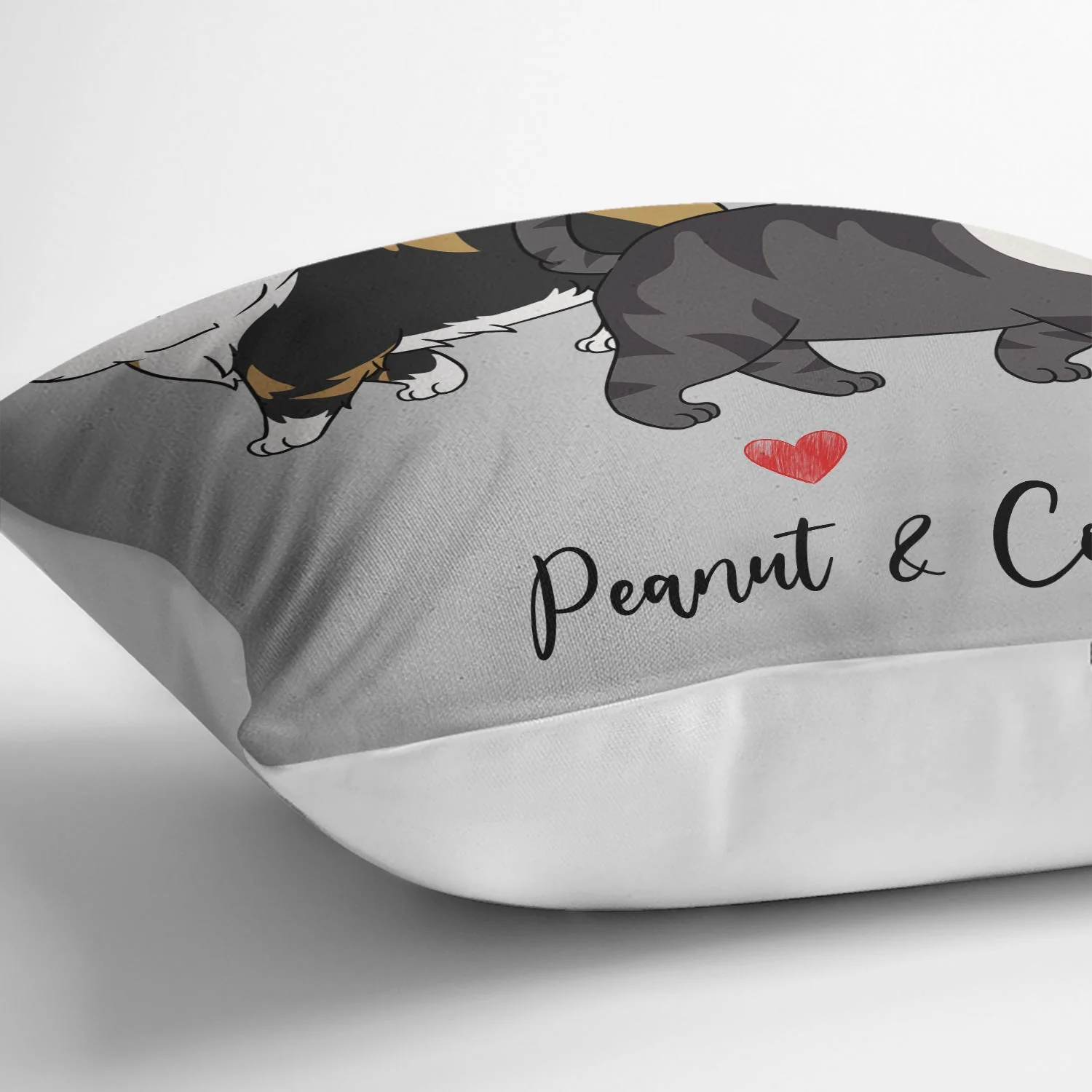 Funny Cartoon Cats Walking - Gift For Cat Lovers - Personalized Pillow - Image 3