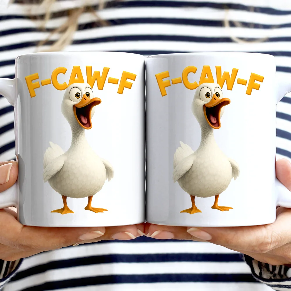 Funny Chicken F-Caw-F - Personalized Mug - Image 2