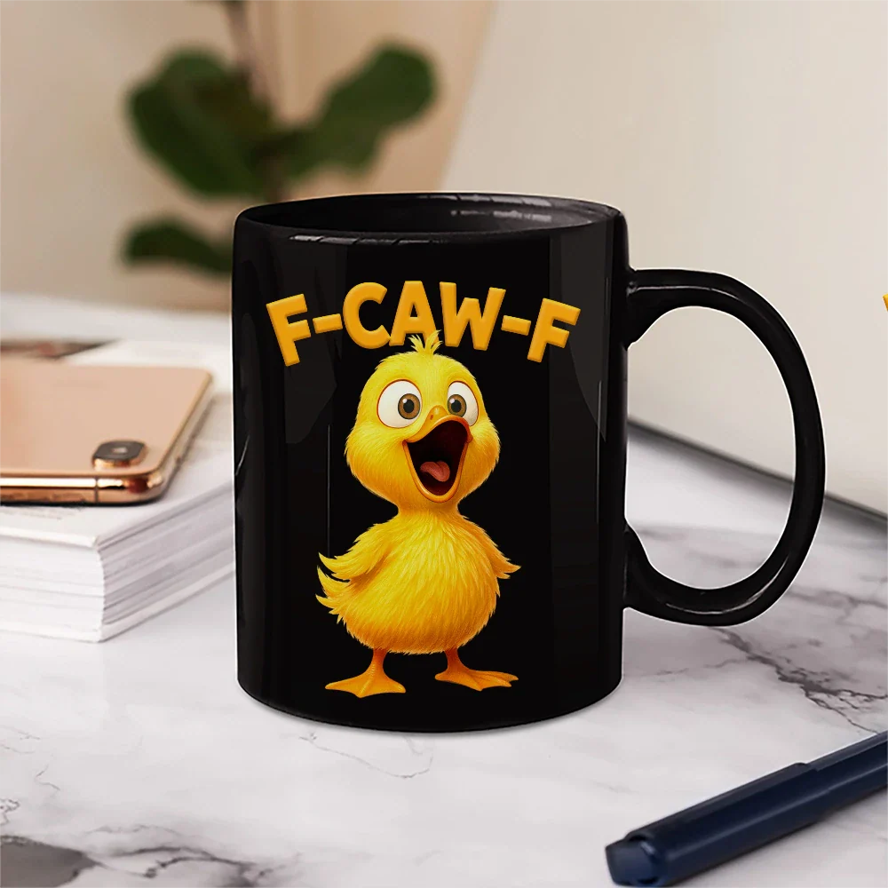 Funny Chicken F-Caw-F - Personalized Mug - Image 5