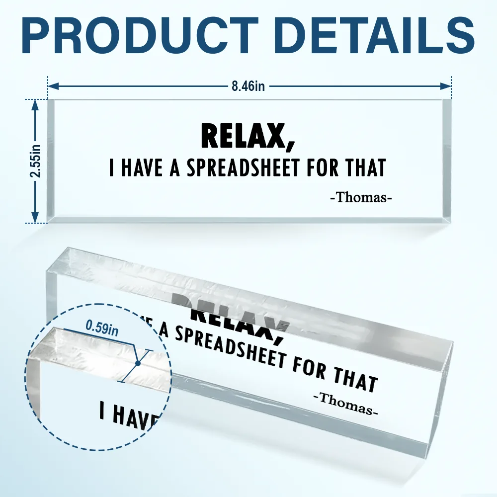 Funny Coworkers Please Don't Talk To Me - Personalized Desk Name Plate - Image 5