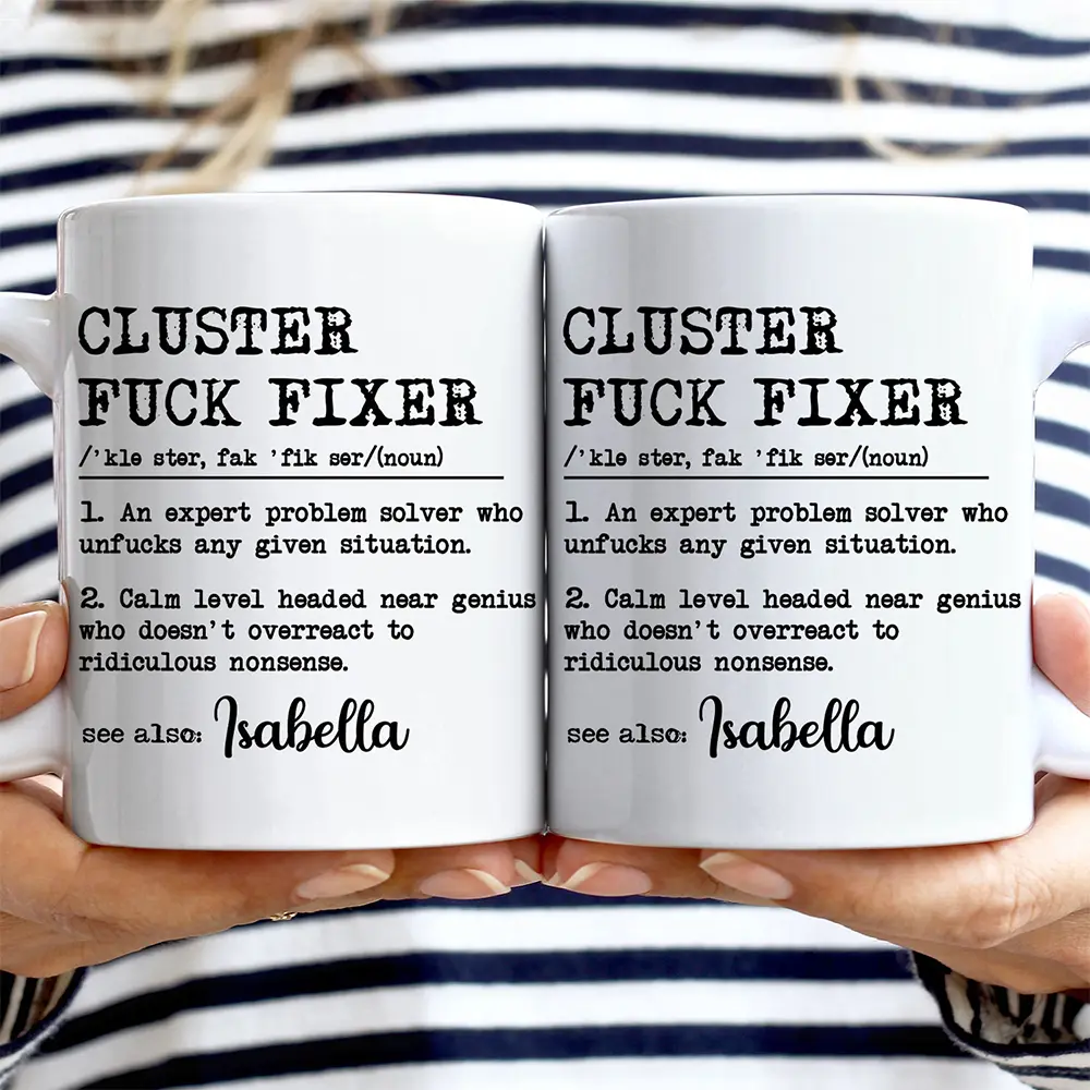 Funny Gift For Colleagues An Expert Problem Solver - Personalized Mug - Image 3