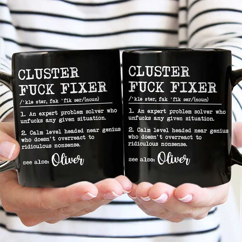 Funny Gift For Colleagues An Expert Problem Solver - Personalized Mug - Image 4