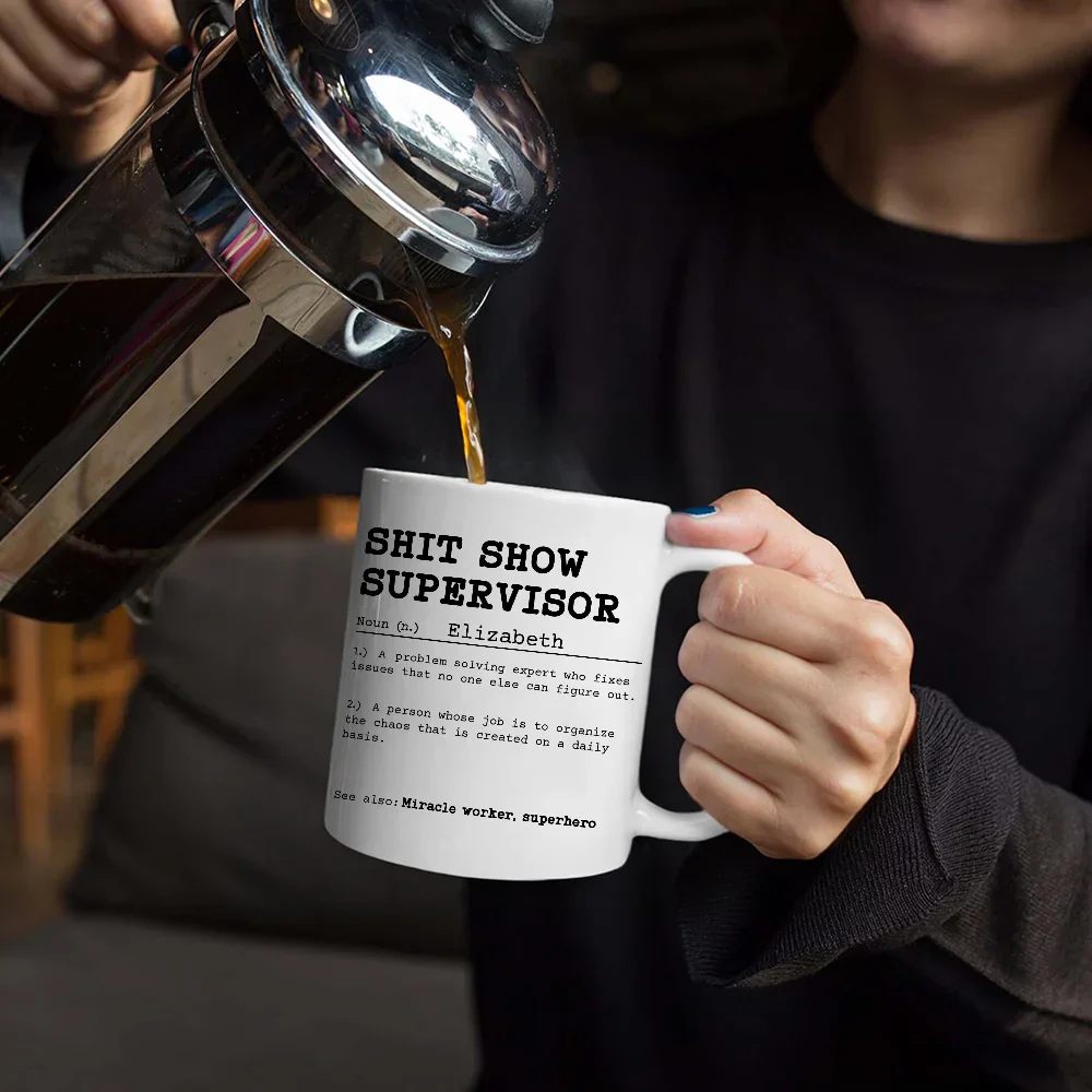 Funny Mug Supervisor Boss - Personalized Mug - Image 5