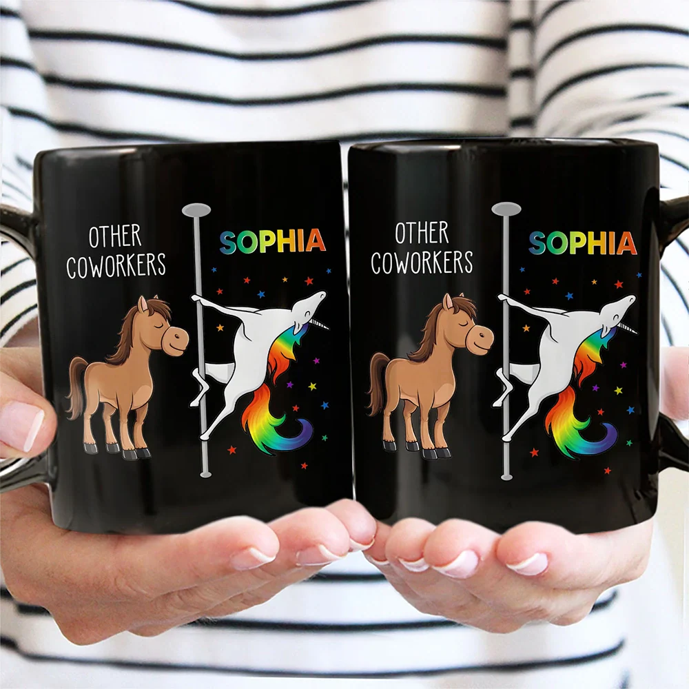Funny Other Coworkers Vs Me - Personalized Mug - Image 3
