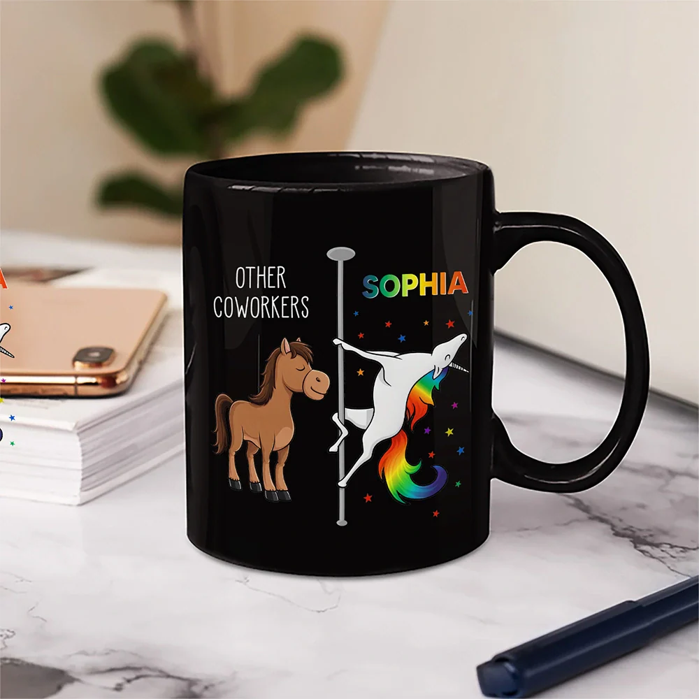 Funny Other Coworkers Vs Me - Personalized Mug - Image 5