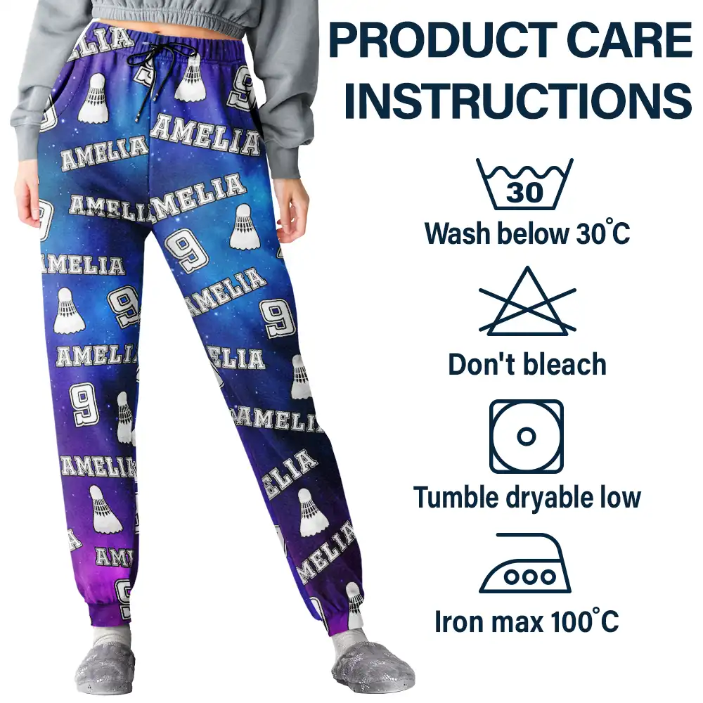 Funny Sports Pattern Baseball Volleyball Basketball - Personalized Pajama Pants - Image 5