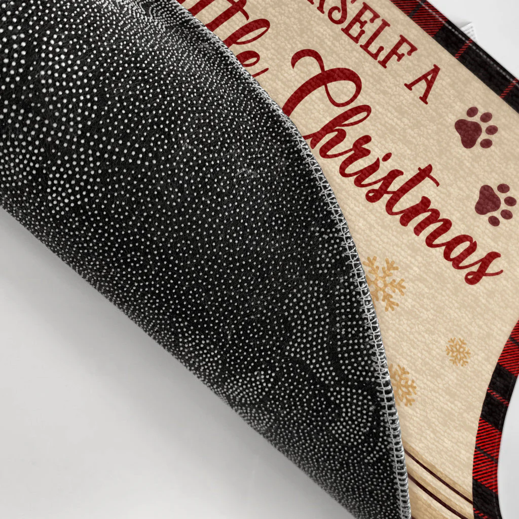 Furry Little Christmas - Christmas Gift For Pet Lovers - Personalized Custom Doormat - Image 3