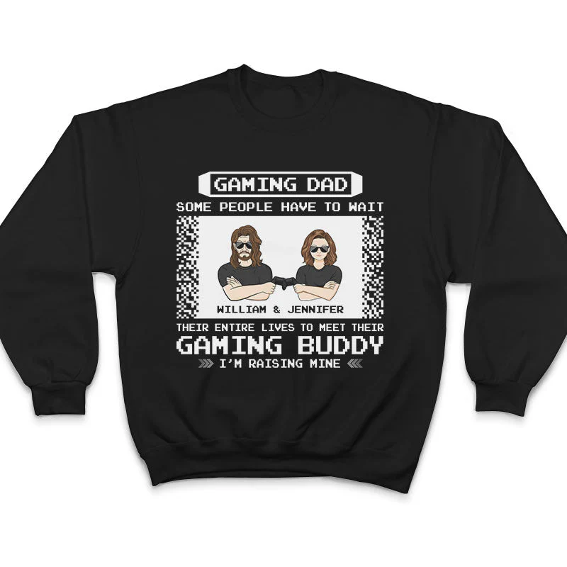Gaming Dad - Gift For Father - Personalized Custom T Shirt - Image 5